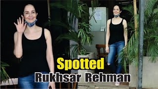 Bollywood Actress Rukhsar Rehman Spotted At Kitchen Garden Juhu | Rukhsar Rehman Latest Video