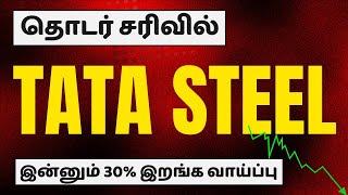 தொடர் சரிவில் TATA STEEL Stock 😲| இன்னும் 30% இறங்க வாய்ப்பு 😲