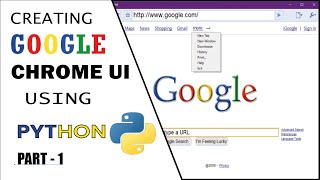 GOOGLE CHROME UI | PYTHON | TKINTER - PART 1