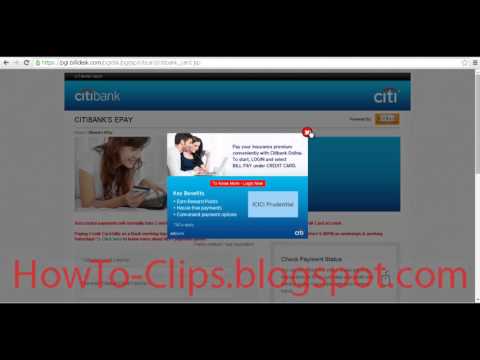 How To Pay Citibank Credit Card Bill Online Using Debit Card