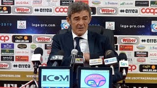 Catanzaro-Rieti 3-0: Mister Auteri in sala stampa