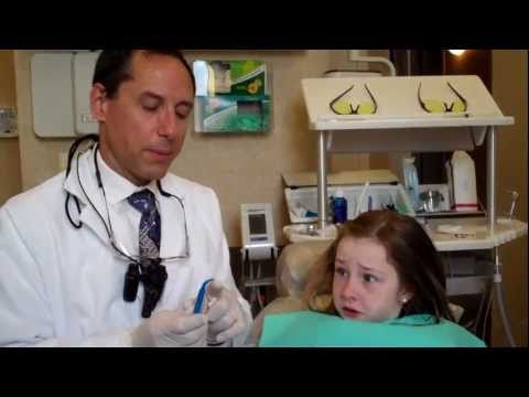 Laser removal of a frenum muscle attachment in a 7 year old Laser removal of a frenum muscle attachment in a 7 year old