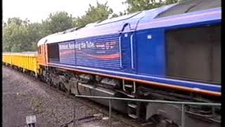 BBC London news covers the introduction of Class 66 on Metronet track renewal