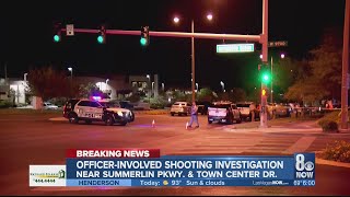 Metro Police investigate OIS in Summerlin