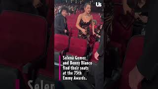 #SelenaGomez  and #BennyBlanco Find Their Seats at the 75th #EmmyAwards