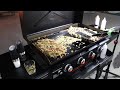 how to fried rice u0026 teriyaki chicken on a blackstone part 5