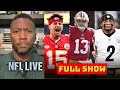 [FULL] NFL LIVE | Ryan Clark on 49ers vs Chiefs & Lions vs Vikings at NFL Week 7, Wilson is QB1