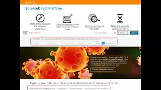 ScienceDirect Training Webinar