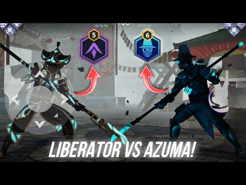 ¡Batalla de único contra épico! Libertador contra Azuma Hero 3 – Shadow Fight 3