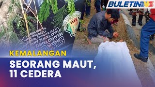 KEMALANGAN | Pelajar Tahfiz Maut, Van Terbabas Ke Dalam Parit