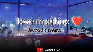 Best_Love_Mashup_2024 (Slowed+reverb) //CHANDUlofi // #lofi #viral #trending #mashup