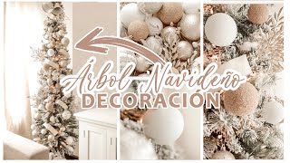 🎄COMO DECORAR UN ÁRBOL NAVIDEÑO PEQUEÑO/Ideas decoración fácil y elegante/ PINO NAVIDAD 2022