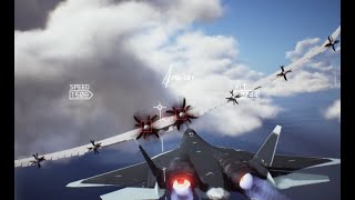 SU-57でアーセナルバードを爆撃するエースコンバット7