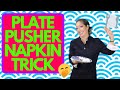 THE PLATE PUSHER & THE NAPKIN TRICK | RESTAURANT SERVICE TRAINING