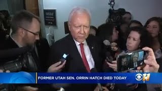 Orrin Hatch, longtime Republican senator, dies at age 88