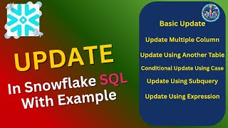 UPDATE Statement in Snowflake | Complete Tutorial with Examples | Beginner to Advance