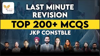 JKP CONSTABLE LAST MINUTE REVISION - TOP 200 MCQ's for JKP CONSTABLE