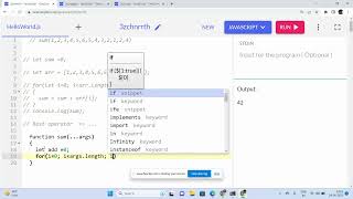 Sum of array element by Rest operator (...args) in JavaScript #javascript #Interview Questions