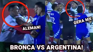 Aleman y Gera Mx BRONCA En Partido Mexico Vs Argentina 2025