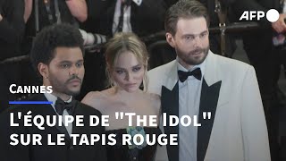 "The Idol": Lily-Rose Depp et The Weeknd sur le tapis rouge à Cannes | AFP Images