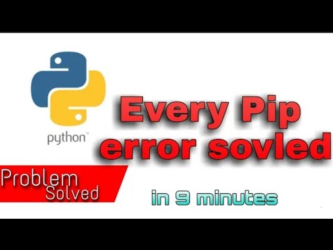 Every Pip Error Solved !!