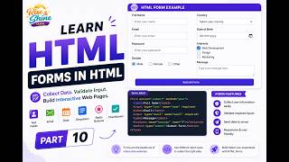HTML 10 - FORMS IN HTML | FORM VALIDATION IN HTML