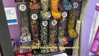 Tolvas para caramelos enumerados