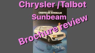 The Chrysler Sunbeam - Talbot Sunbeam story