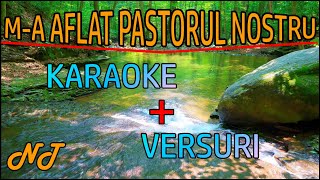 M-a aflat Pastorul nostru - karaoke(negativ) + versuri