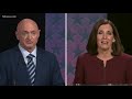 Sen. Martha McSally and Mark Kelly debate before early voting in Arizona begins