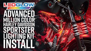 LEDGlow | How to Install Advanced Million Color Harley Davidson Sportster LED Lights