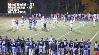 Medfield Warrior Football vs Medway (10-24-14)