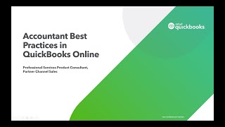 Accountant Best Practices with QuickBooks Online