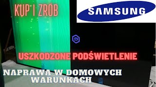 CZARNY EKRAN - TV SAMSUNG - Naprawa w domowych warunkach #ue40f6650ss