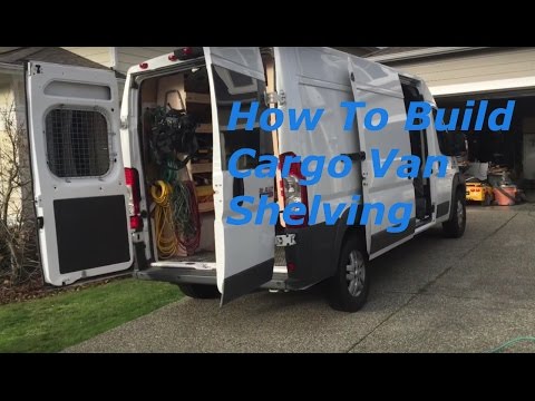 Build Wood Shelves Dodge Ram Promaster 2500 Cargo Van Build Wood Shelves Dodge Ram Promaster 2500 Cargo Van