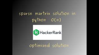 sparse array hackerrank solution in python | OPTIMIZED SOLUTION| part-2