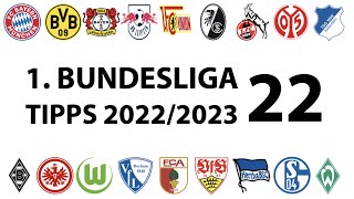 Bundesligatipps 1.Liga - 22.Spieltag - Saison 2022/2023