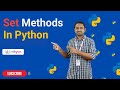 Set Methods in Python | Python Tutorials - 2022 | Codegnan