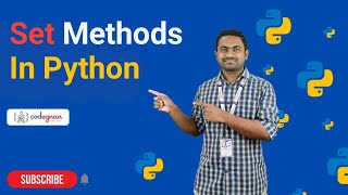 Set Methods in Python | Python Tutorials - 2022 | Codegnan