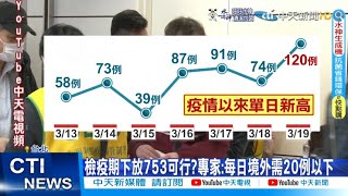 【每日必看】境外120例大爆發前兆? 檢疫期縮短恐添變數@中天新聞CtiNews 20220320