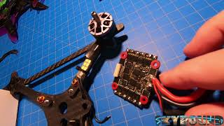 RacerStar Rev35 35A 3-6S 30x30 4in1 ESC Installation