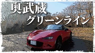 【紅葉】奥武蔵グリーンライン【苅場坂峠】BGM、ロードスター、車載動画