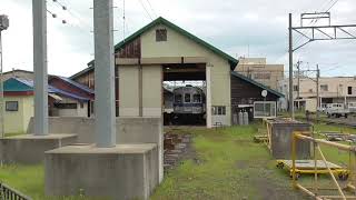 平賀構内踏切　弘南鉄道 弘南線【青森県・平川市】　2020.08.01