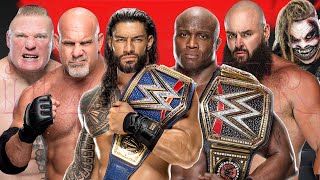 Brock Lesnar Goldberg Roman Reigns vs Bobby Lashley Braun Strowman Fiend Tag Match - itz kaur