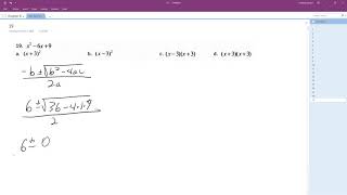 x^2 - 6x + 9 factor the following polynomial completely
