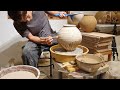 보다보면 멍때려지는 영상 l 분청귀얄 항아리 만들기 사리요 pottery 항아리