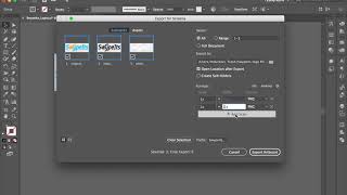 How to use Export For Screens in Illustrator CC 2017