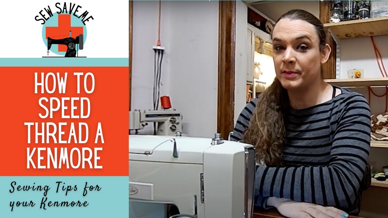 How To Thread A Vintage Kenmore Sewing Machine FAST! - YouTube