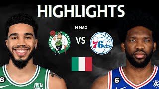 51 PUNTI DI TATUM E RECORD IN GARA 7 (Highlights NBA ITA, Celtics vs. Sixers) (Tranquillo, Pessina)