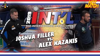 2019: Joshua FILLER vs Alex KAZAKIS - 2019 International 9-Ball Open